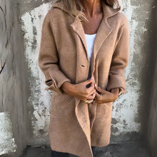 Norlina | Eleganter Kati-Mantel mit Knöpfen – Khaki