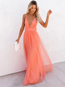 AURORA | KLEID – Korallrosa