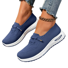 Amaryllis - gepolsterte orthopädische Slipper – Blau