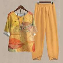 Sommer Zweiteiliges Set für Damen | Leichte – Orange