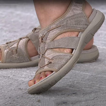 OrthoBloom™ – Modische Orthopädische Damen Sandalen – Khaki