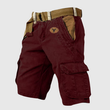 Ranger™ - Cargo-Shorts mit 6 Taschen – Bordeauxrot