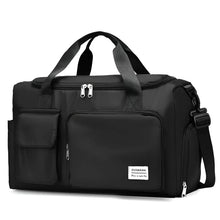 Große Wasserdichte Reisetasche – Sport- & Wochenendtasche für Damen und Herren – Schwarz
