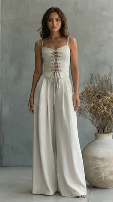 Piera - Lässiges Sommer Set – Weiß