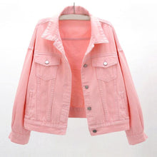 Lässige Jeansjacke | Klassisches Design | Zeitloser Streetstyle – Rosa
