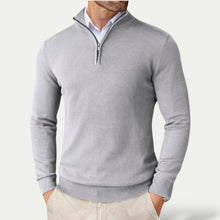 Pullover Mit Halbzipper - Sami – Hellgrau