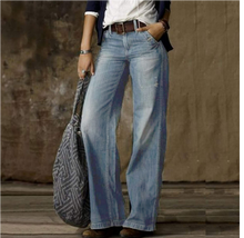 Damen Vintage Leichte Jeans | Hohe Taille – Hellblau