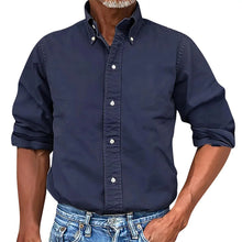 Elmer  | Hemd für Herren – Marineblau