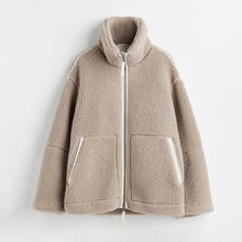 REIGN - Winterjacke aus Wolle – Kaffee