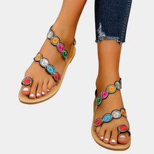 Martina - Einfach Anzuziehende Leichte Sommersandalen – Mehrfarbig