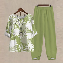 Sommer Zweiteiliges Set für Damen | Leichte – Grün