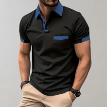 Reinhard | Herren Lässig Polohemd | Kurzarm – Schwarz