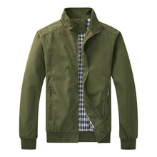 Rainer | Moderne Übergangsjacke – Armeegrün