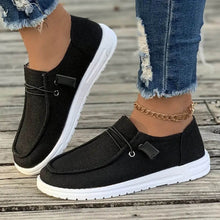 Renate | Damen Slip-On Sneaker Bequem Komfort Alltag – Schwarz