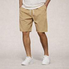 Robert | Elastischer Bund Helle Kordel Shorts – Khaki