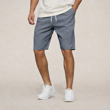 Robert | Elastischer Bund Helle Kordel Shorts – Grau
