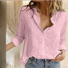 Klassische Bluse | Leichter Stoff | Lässiger Chic – Rosa