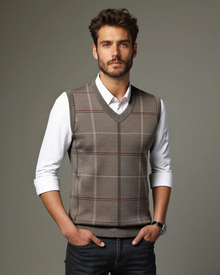 Ruben | Herren Gitterweste – Atmungsaktive Netz Weste Herren – Khaki