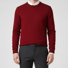 Rundhals-Pullover Für Herren - Francesco – Rot