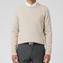 Rundhals-Pullover Für Herren - Francesco – Beige