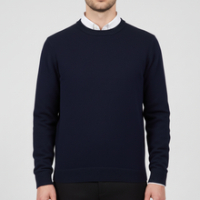 Rundhals-Pullover Für Herren - Francesco – Dunkelblau