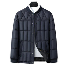 Vegane Lederjacke - Leiner – Marineblau