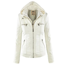 CLARA - ELEGANTE LEDERJACKE – Weiß