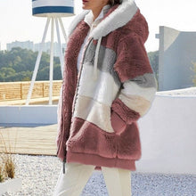 Fibi Fleece Weste mit Kapuze | Ultra warm, weich & modisch – Weinrot