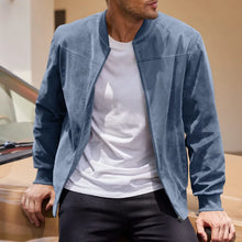 Norven™ Jacke In Wildleder-Optik Mit Premium-Komfort – Hellblau