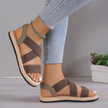 Juliet - Elegante Bequeme Sommer Sandalen für Damen – Armeegrün