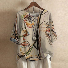 Brigitte | Damen Bluse Blumenmuster Lockere Passform – Blumenbluse Locker Sommer 2026 – Beige