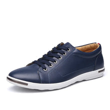 Veganer Leder-Sneaker - Homero – Blau