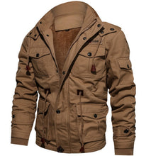 Corbin - Mit Fleece gefütterte Winterjacke – Khaki