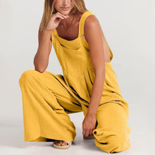 Damen Latzhose aus Baumwollmix – Komfort & Stil vereint – Gelb
