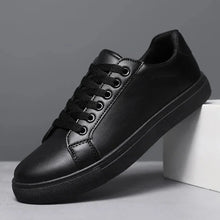 Gabriel | Herren Leder Sneaker Elegant Modern Komfort – Schwarz