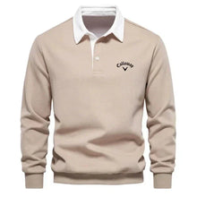 Aron | Golf Polo Pullover – Beige