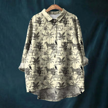 Hannah™ - Bluse mit Blumenmuster – Beige
