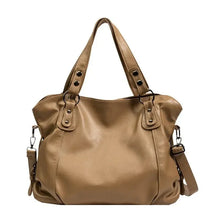 Elegante Tote Bag aus Kunstleder – Beige