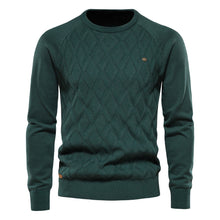 Herren-Strickpullover – Grün