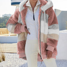 Fibi Fleece Weste mit Kapuze | Ultra warm, weich & modisch – Rosa