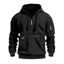 Lars - Hoodie mit Reißverschluss (1 Kaufen, 1 GRATIS dazu) – Schwarz