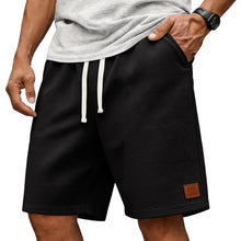 Garenix - Strukturierte Athleisure-Shorts – Schwarz