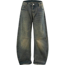 Herren Baggy Jeans | Weites Bein – Retro Blue
