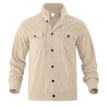 Velkor™ Jacke mit Gerippter Textur und Raffinierter Ausstrahlung – Apricotfarben