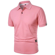 Horatio - Knitterfreies Sommer-Poloshirt – Rosa