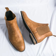 Elias | Chelsea-Stiefel aus Leder – Espressobraun