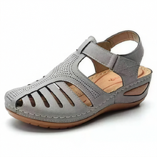 Nova - Sandalen mit Klettverschluss – Grau