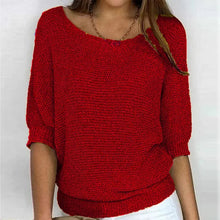 Eunice™ | Entspanntes gestricktes Oberteil – Red (Almost sold out)
