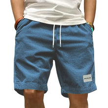 Jarjees – Vintage-Fracht Kurzhosen – Blau