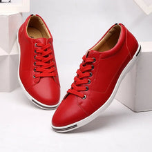 Veganer Leder-Sneaker - Homero – Rot
